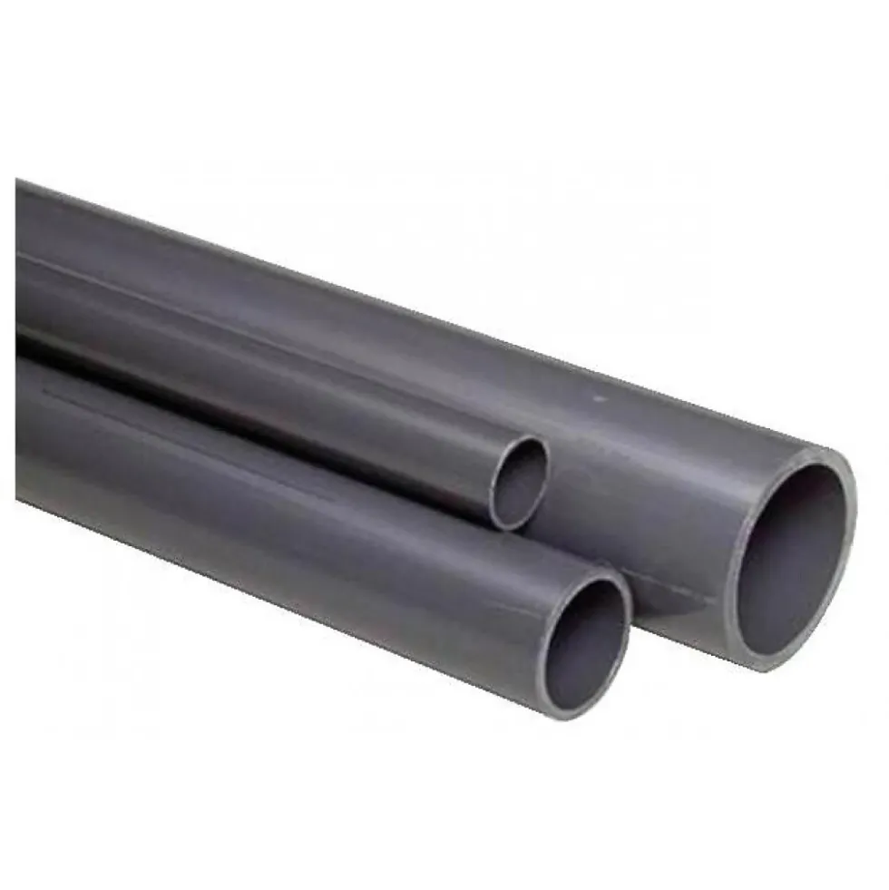Tube d'évacuation PVC-U - pression PN16 - longueur 2 mètres CODITAL