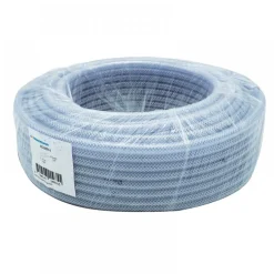 Tube PVC transparent tressé diamètre 6 mm - rouleau de 50 m SAUERMANN
