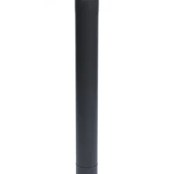 Tuyau acier émail noir mat - longueur 100 cm TEN
