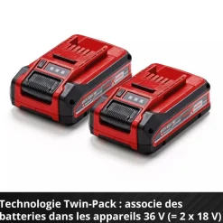 Twinpack 18V 2x4,0Ah - Power X-Change PLUS EINHELL