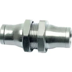 Union double traversée de cloison 3616 droit - diamètre 12 mm PARKER LEGRIS
