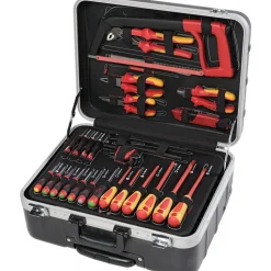 Valise trolley de maintenance électrique - 128 outils SAM OUTILLAGE