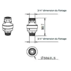 Vanne anti-fuite d'eau Water Block John Guest