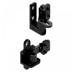 Variapente pour profil 50 × 40 et 40 × 40 mm - poudré noir 9005 TIRARD