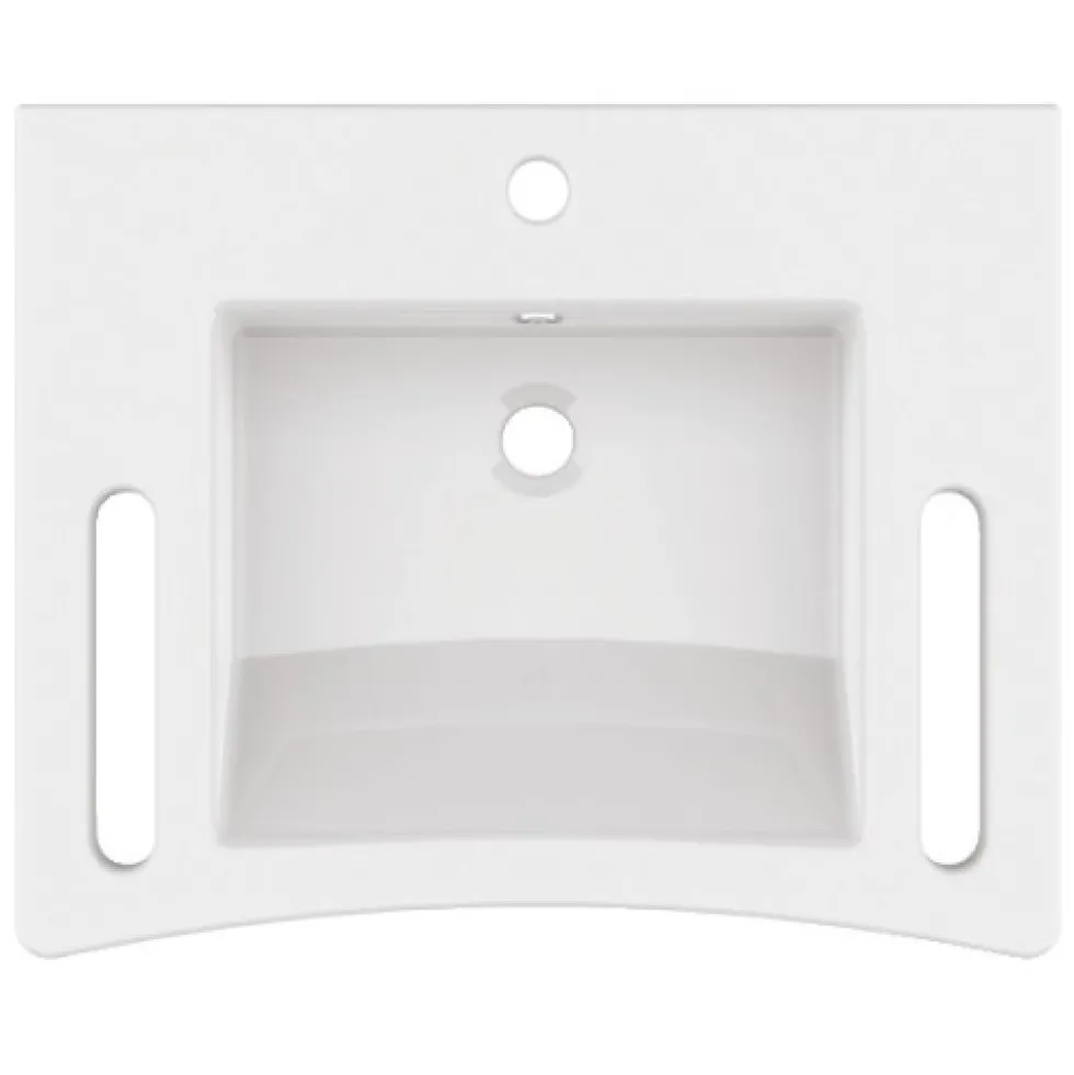 Vasque de synthèse - adapté PMR - Onyx - 60x48 cm AKW INTERNATIONAL