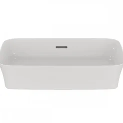 Vasque à poser - rectangulaire - blanc brillant - 55 x 38 cm - Ipalyss IDEAL STANDARD