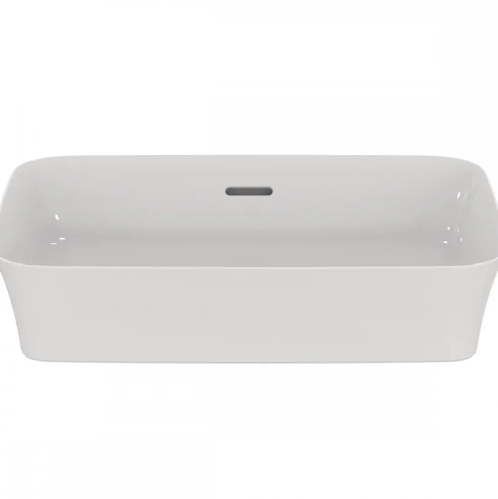 Vasque à poser - rectangulaire - blanc brillant - 55 x 38 cm - Ipalyss IDEAL STANDARD