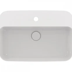 Vasque à poser - rectangulaire - blanc brillant - 55 x 38 cm - Ipalyss IDEAL STANDARD