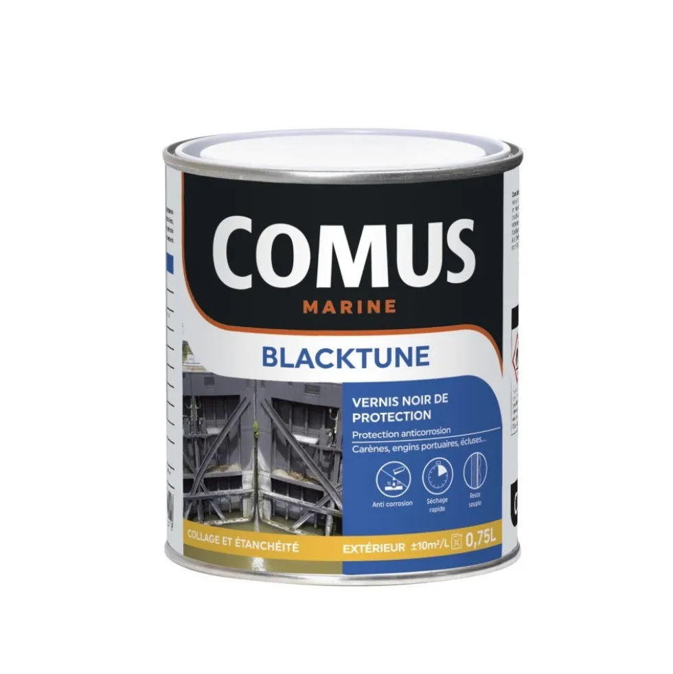 Vernis noir de protection - Blacktune COMUS