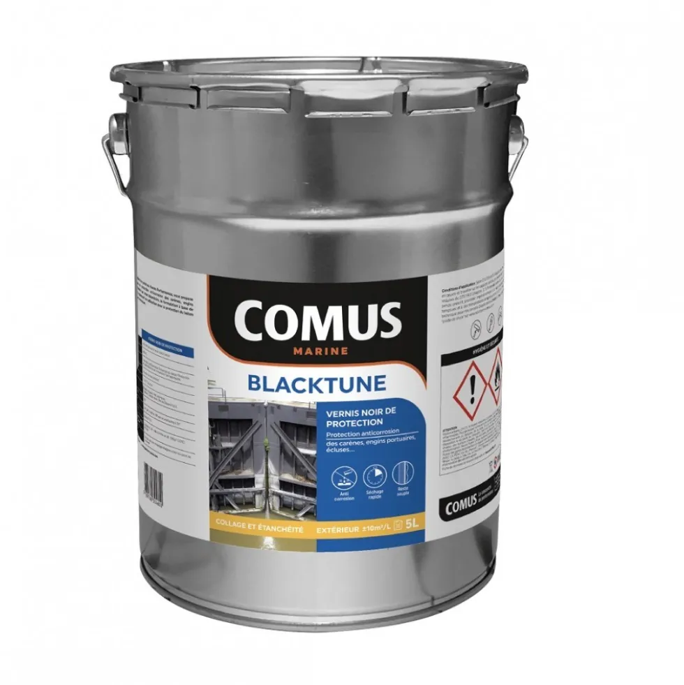 Vernis noir de protection - Blacktune COMUS