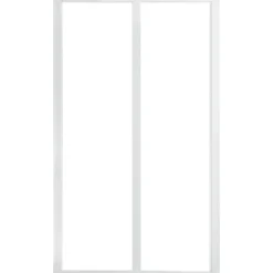 Verrière intérieure 2 carreaux 108 x 63,2 cm blanc - vitrage inclus Kit Atelier