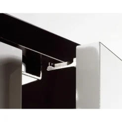 Verrou automatique pour porte double de placard - nickelé HETTICH