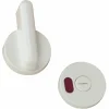 Verrou de cabine - rond - pour porte à recouvrement - gris - 840.10 NORMBAU