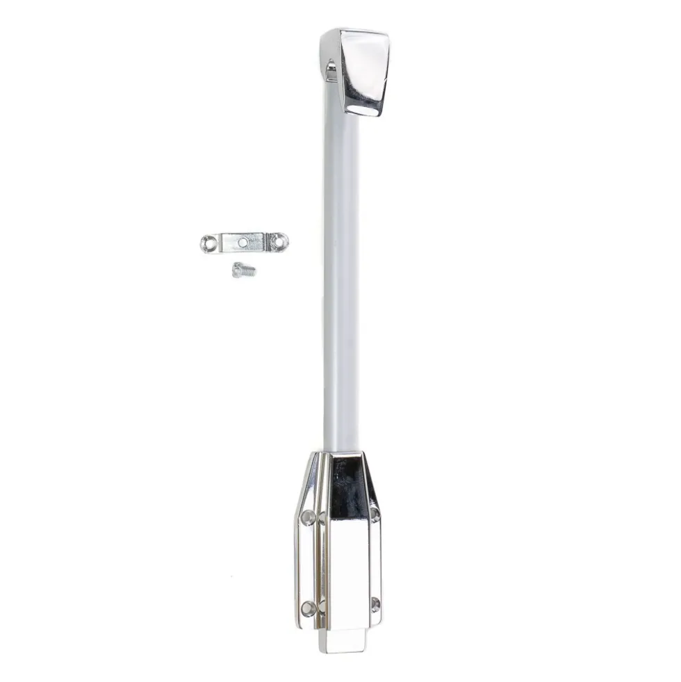 Verrou en applique - à coulisse - chromé ASSA ABLOY