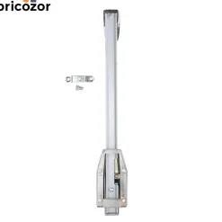 Verrou en applique - à coulisse - chromé ASSA ABLOY
