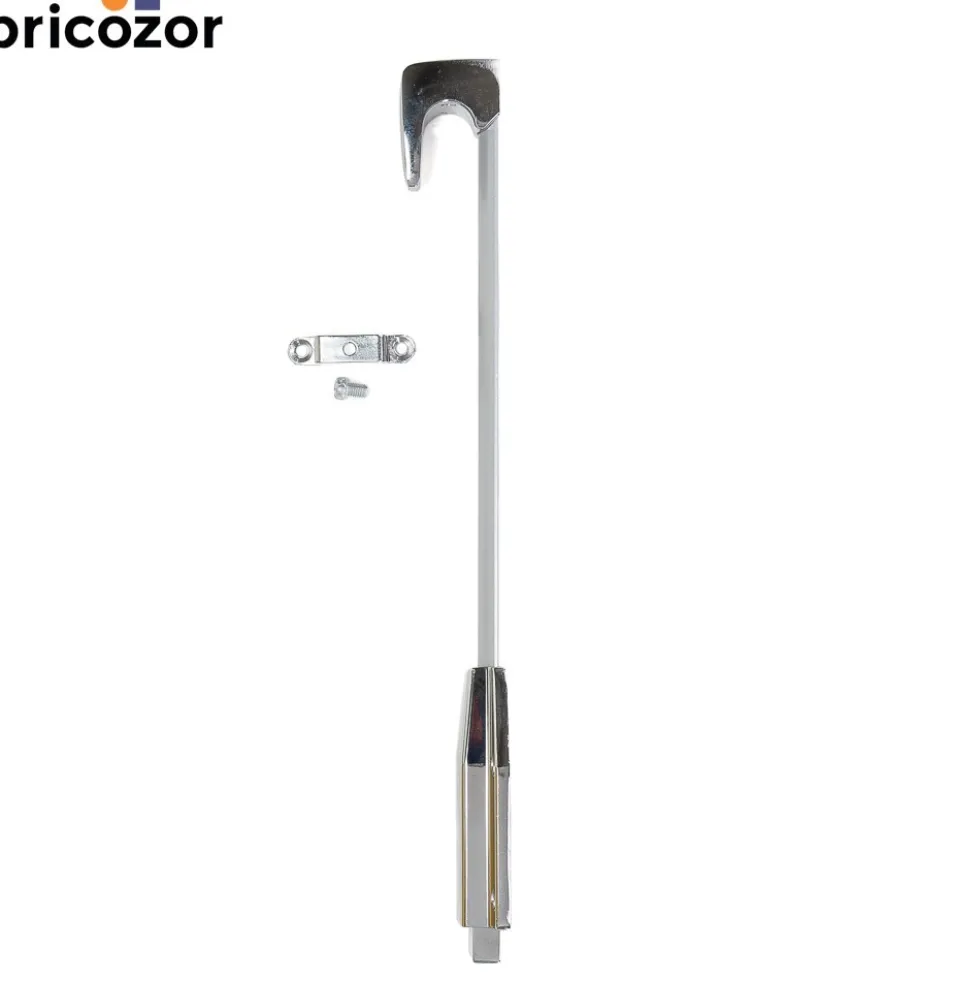 Verrou en applique - à coulisse - chromé ASSA ABLOY