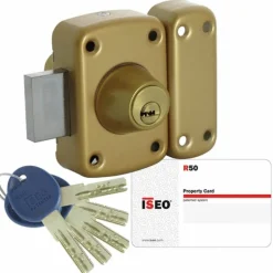 Verrou en applique - haute sûreté - cylindre double - ISR 50 ISEO