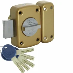 Verrou en applique - haute sûreté - à bouton - ISR 50 ISEO