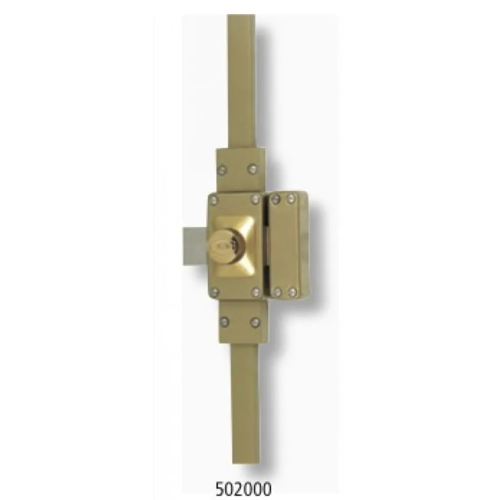 Verrou en applique 3 points - à bouton - VEGA 502000 JPM