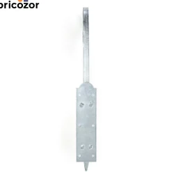 Verrou en applique - à tige carrée - crosse forgée façon Louis XIII BRICOZOR
