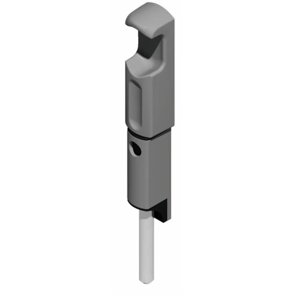 Verrou en applique - à tirage - tête étroite - aluminium - Danaos 6378 LA CROISÉE DS