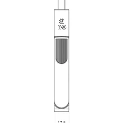 Verrou semi-fixe à levier renforcé PE2 jeu de 12 mm L 120 mm FERCO