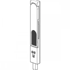 Verrou semi-fixe à levier renforcé PE2 jeu de 12 mm L 120 mm FERCO