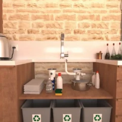 Vidage complet pour évier 2 cuves - Siphonette Cleany Quick VALENTIN