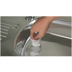 Vidage complet pour évier 2 cuves - Siphonette Cleany Quick VALENTIN