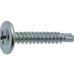 Vis autoperceuses zinguées - tête cylindrique large Phillips filetées VISWOOD