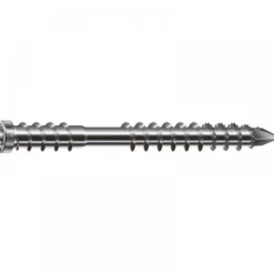 Vis à bois - tête cylindrique torx - double filetage Inox A4 - 8x120mm SPAX