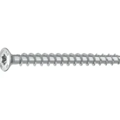 Vis béton acier zingué tête fraisée filetage total Ø7,5mm MULTI-MONTI Plus HECO
