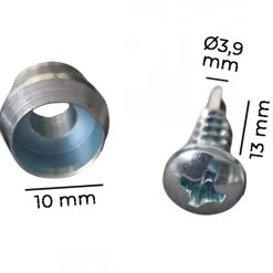 Vis de par-closes auto perceuse - empreinte Phillips - 100 pièces JOURJON