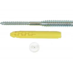 Vis et cheville - pour pose de menuiserie PVC sur maçonnerie - TOP-ROC ING FIXATIONS