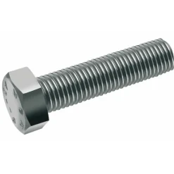 Vis à métaux, inox A2, entièrement filetée, tête hexagonale ACTON