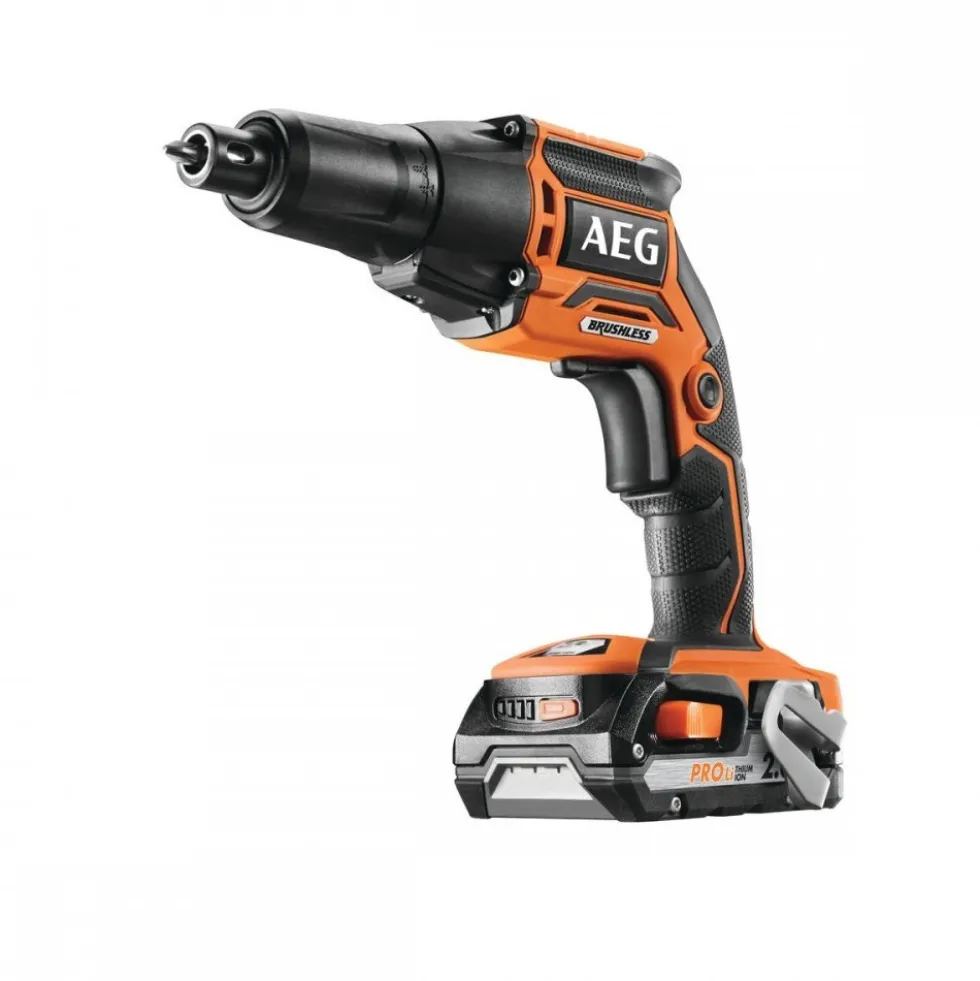 Visseuse plaquiste Brushless 18V- 2x2.0Ah avec chargeur de bande-BTS18BLBSA-202C AEG Powertools