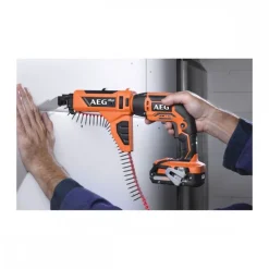 Visseuse plaquiste Brushless 18V- 2x2.0Ah avec chargeur de bande-BTS18BLBSA-202C AEG Powertools