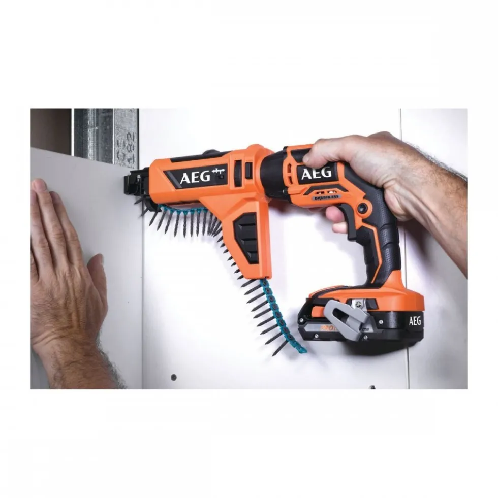Visseuse plaquiste Brushless 18V- 2x2.0Ah avec chargeur de bande-BTS18BLBSA-202C AEG Powertools