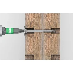 Vis à tête disque plate extra large - acier nickelé - empreinte Torx SPAX