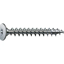 Vis à tête disque plate large - Torx - filetage total - nickelé SPAX