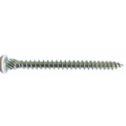 Vis tête large pour fixation menuiserie PVC - sans pré perçage - Ø6x75mm - TOP ING FIXATIONS