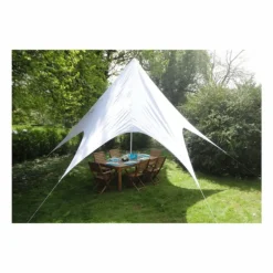 Voile d'ombrage TEPEE blanc - Diamètre 350cm Confortex