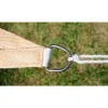 Voile d'ombrage triangle TAMPA beige - 360x360x360cm + accessoires Confortex
