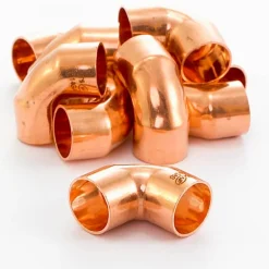 10 X Coude cuivre 90° F/F à souder 90CU - différents diamètres BRICOZOR