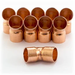 10 X Coude cuivre 45° F/F à souder 41CU - différents diamètres BRICOZOR