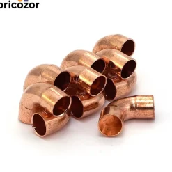 10 X Coude cuivre 90° grand rayon F/F à souder 2ACU BRICOZOR