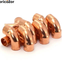 10 X Coude cuivre 90° M/F à souder 92CU BRICOZOR