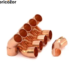 10 X Coude cuivre 45° M/F à souder 40CU - différents diamètres BRICOZOR