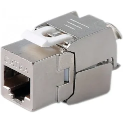 8 X Embase RJ45 sans outil Cat.6 Grade 3TV blindé 360° - IDKJ6AS Genesia