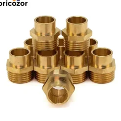 X10 Manchon laiton 243GCU à souder mâle 15x21 à visser BRICOZOR